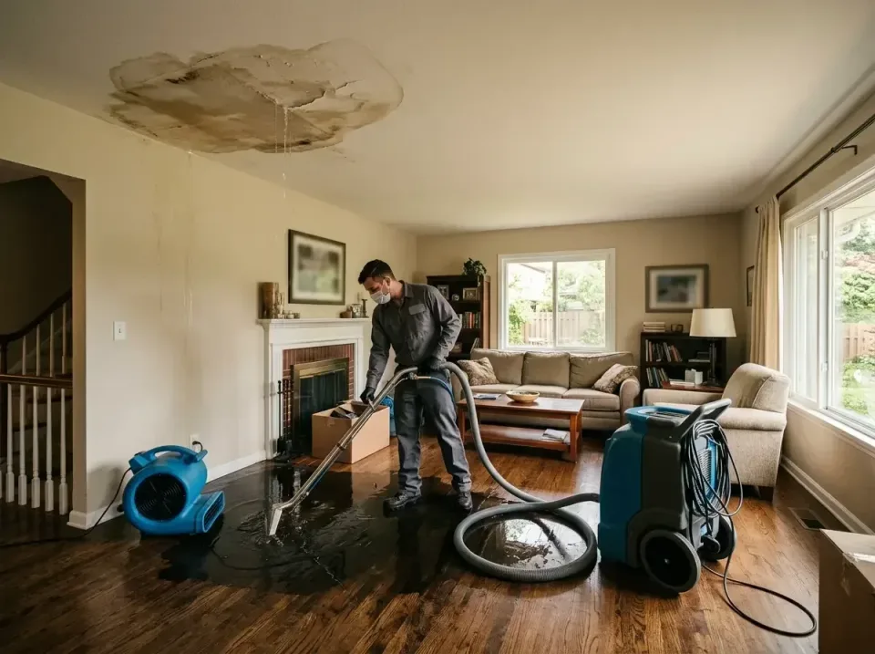 attic-pipe-burst-ceiling-drip-008 — frequently asked questions, Water Damage Restoration & Carpet Care in Franklin, PA